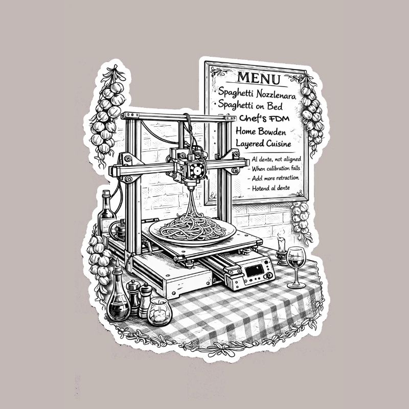Spaghetti-3D-Drucker