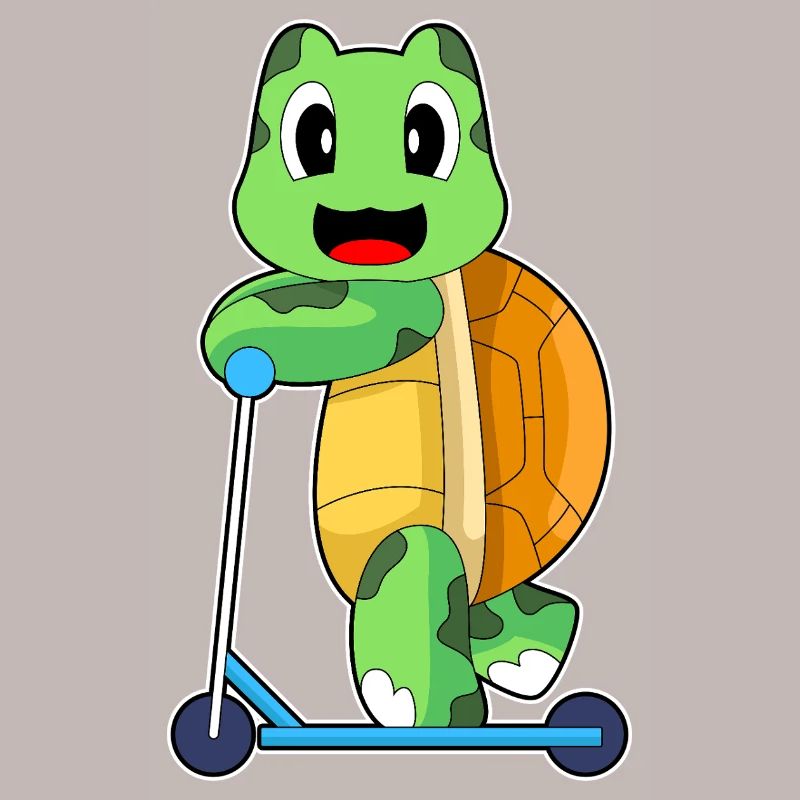 Turtle scooter