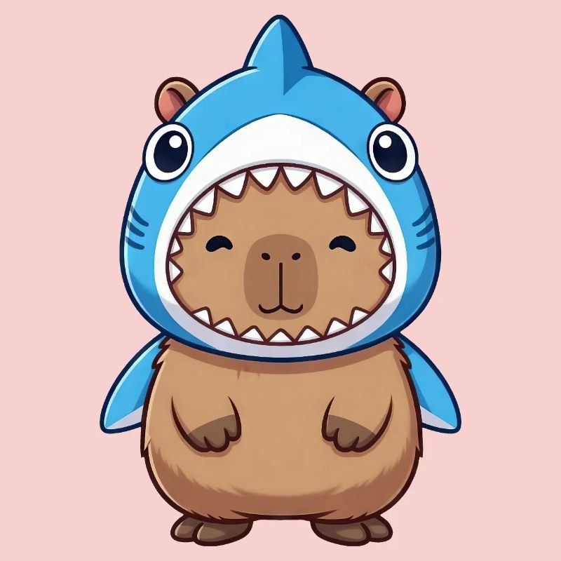 Costume de cochon d’Inde Hamster Capybara mignon Samba