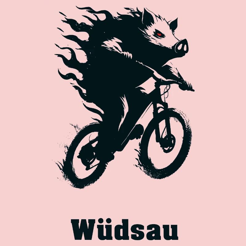 Flame steed on wheel