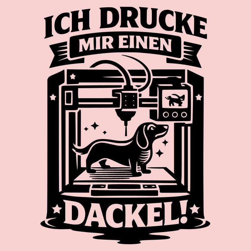 Dackel 3D Drucker Basteln Hund