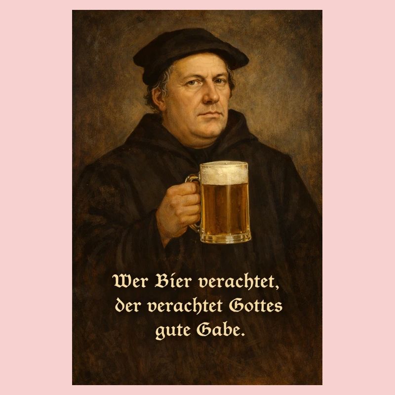 Martin Luther + Bière + Expression