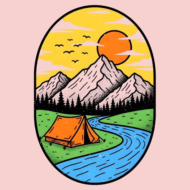 Mountain Sun Campfire Tent