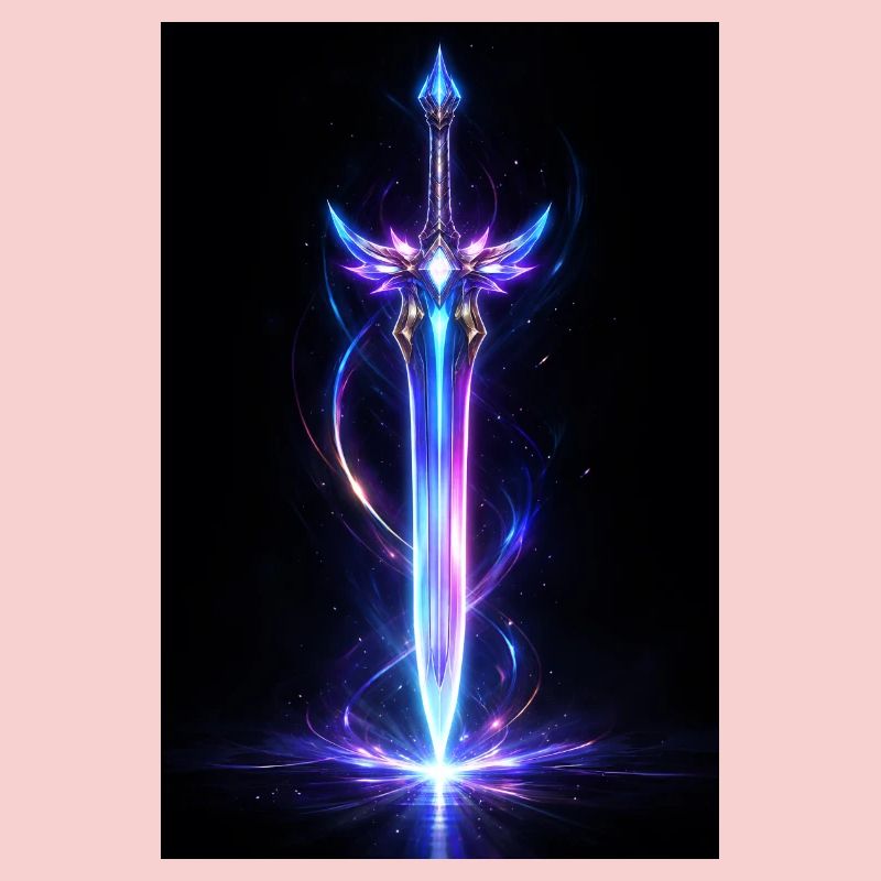 Neon-Astralschwert