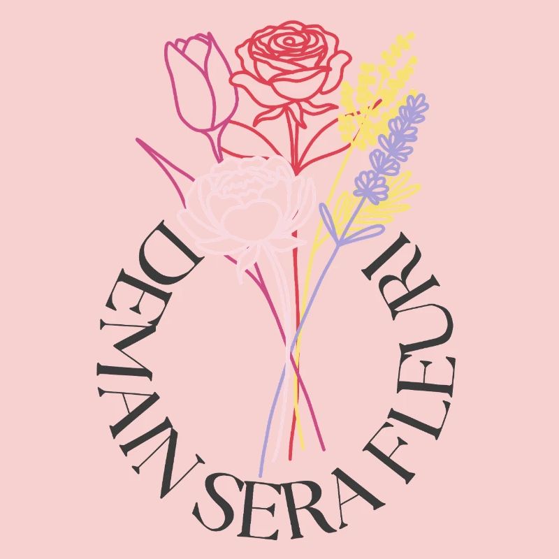 Ich hoffe, dass Bouquet LineArt morgen blumig sein wird