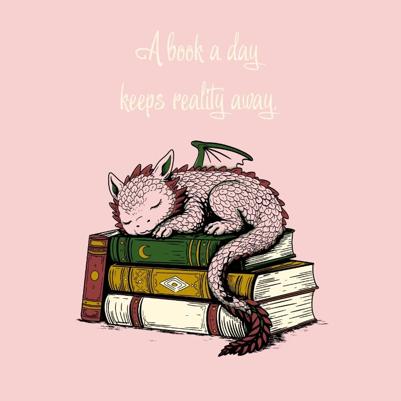 Dragon's Shine in the Book Stack