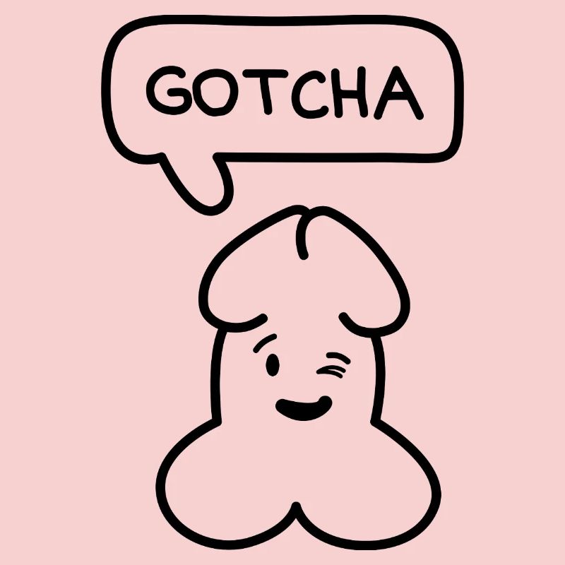 Émoticon drôle Junior 'Attrapé'