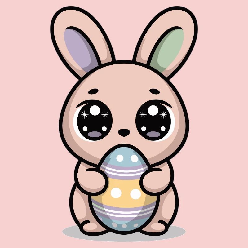 Cute Easter Bunny Kawaii Bunny
