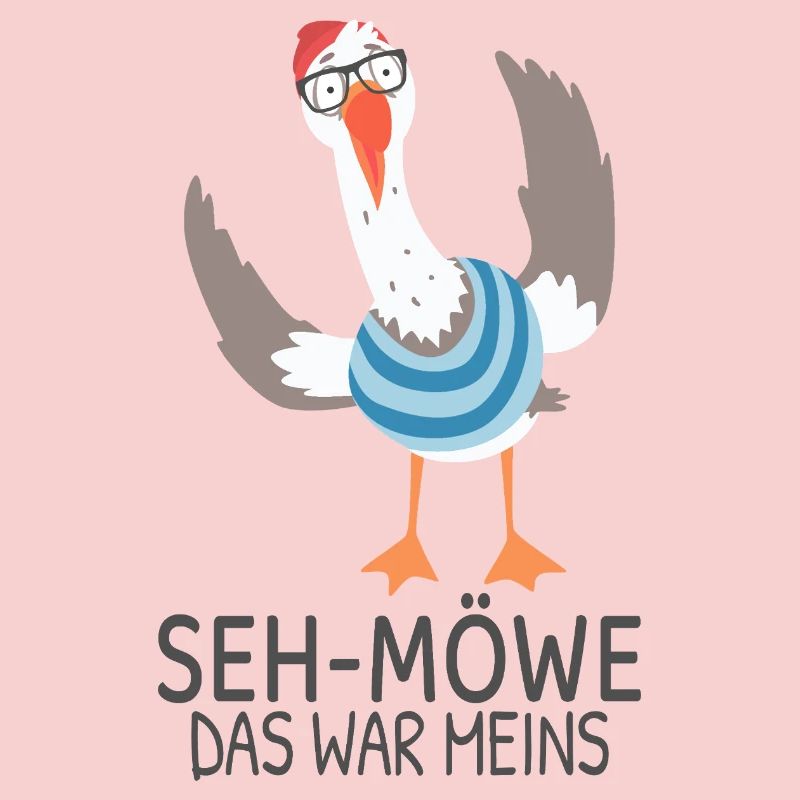 SEH-MÖWE That was mine – Funny Seagull Cartoon