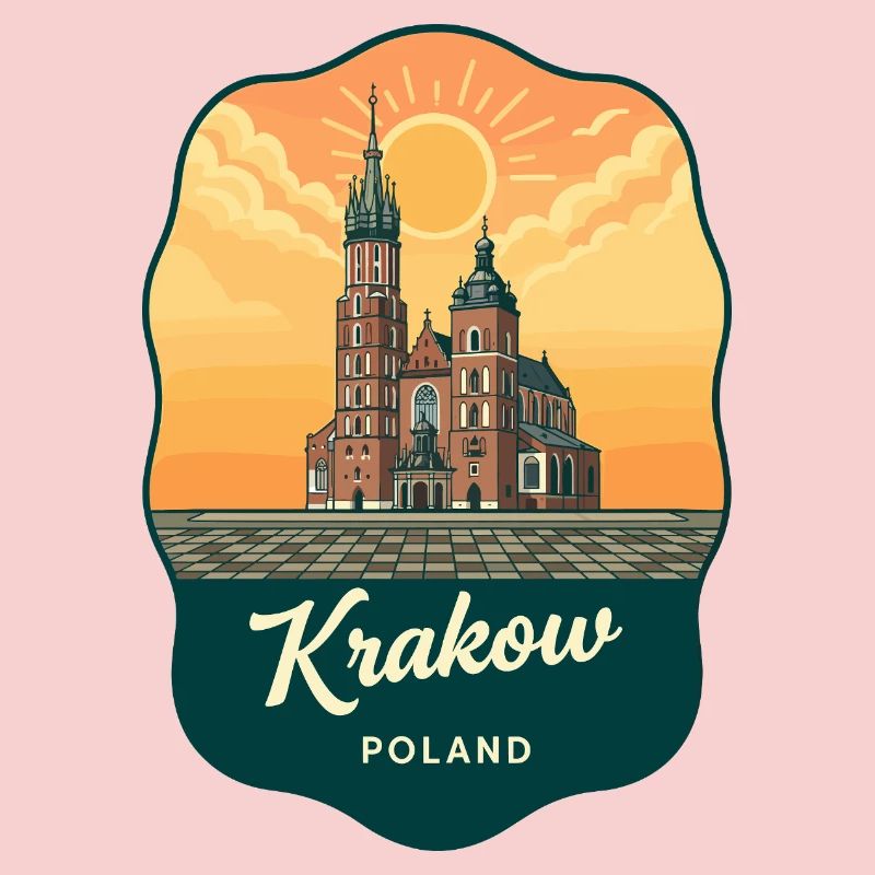 Retro-Abzeichen der St.-Marien-Basilika Krakau