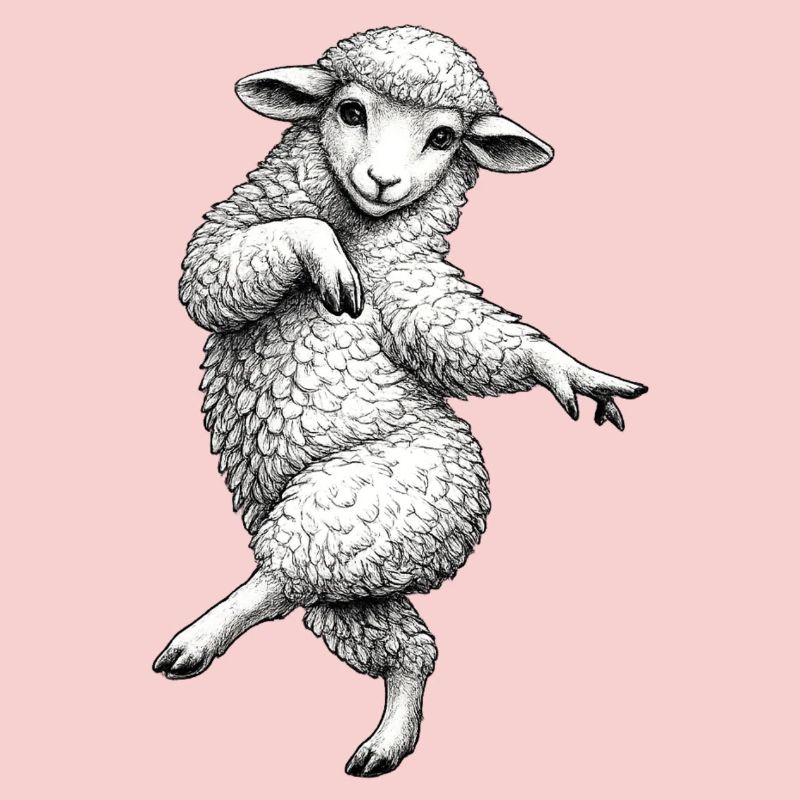 Dancing Lamb Sketch