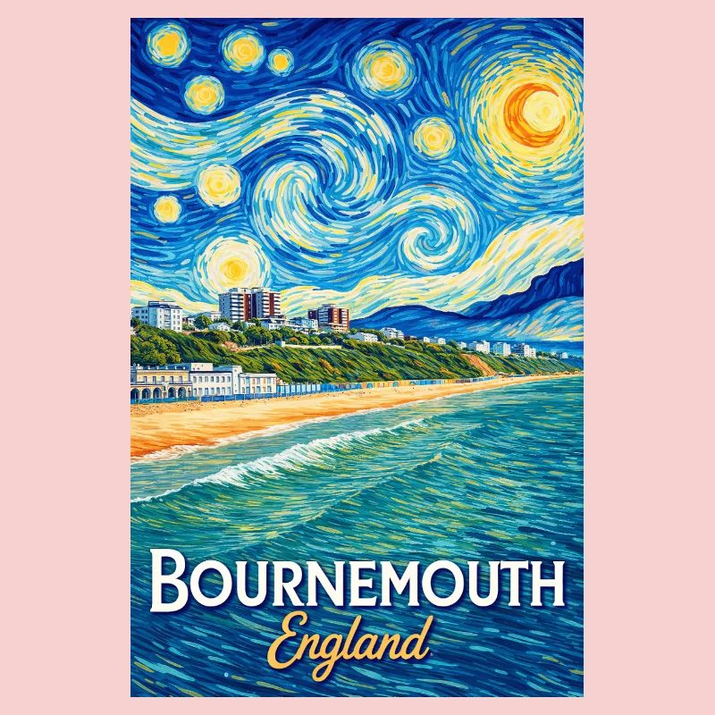 Bournemouth England Starry Night