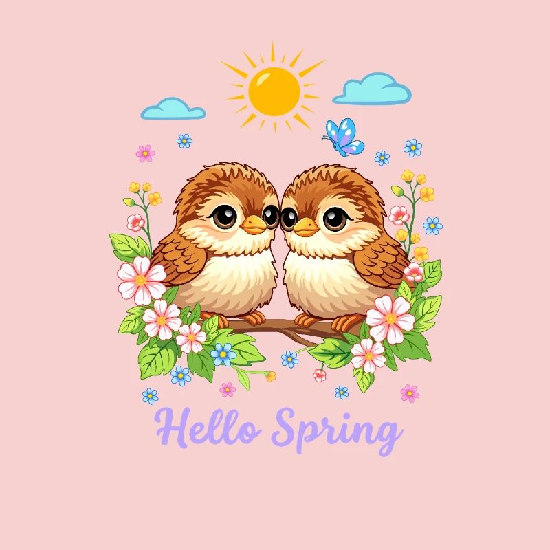 Oiseaux mignons