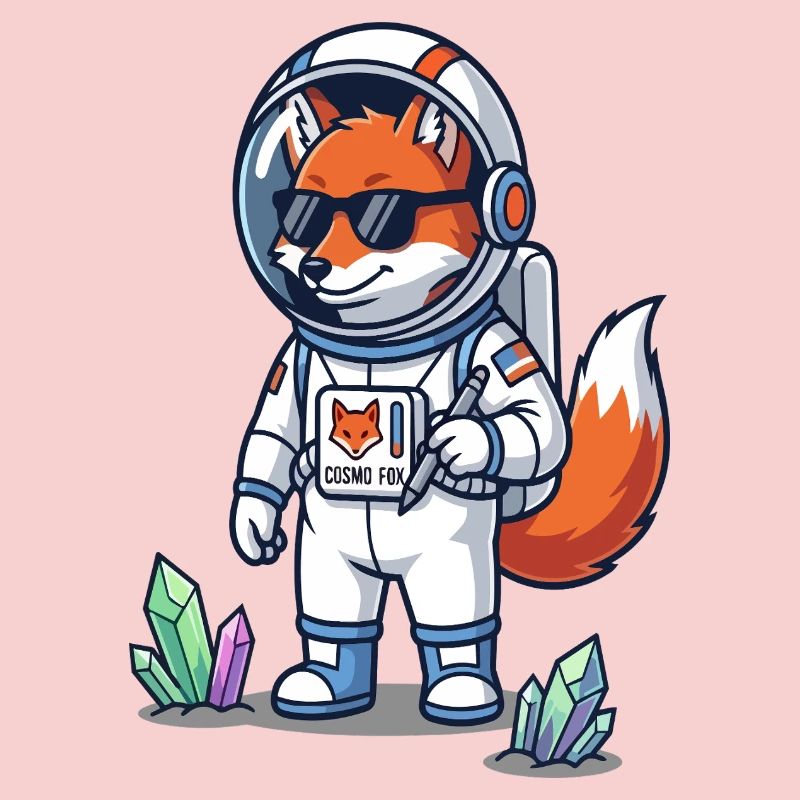 Cosmo Fox Astronaut Space Explorer
