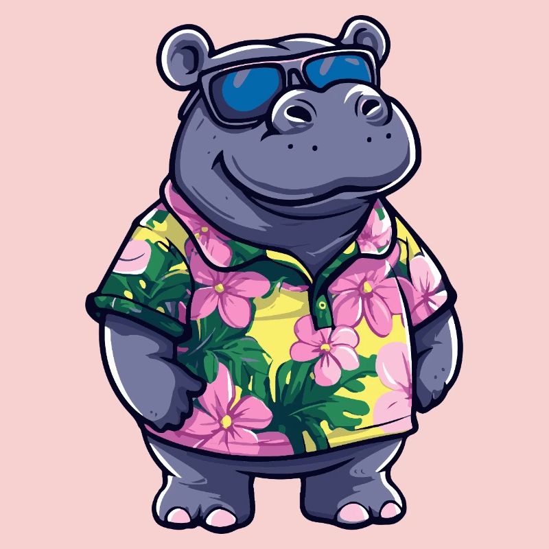 Hippo Comic Vacation