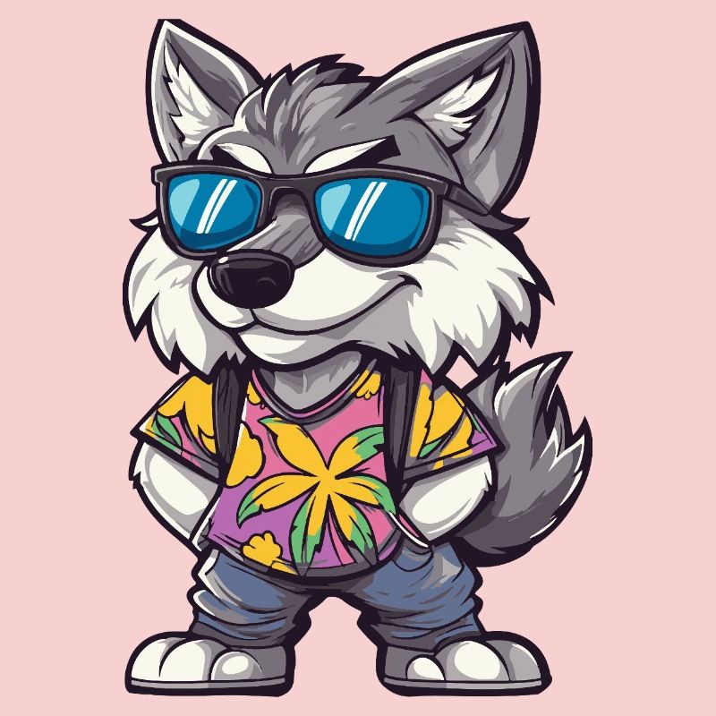 Wolf Comic Vacation