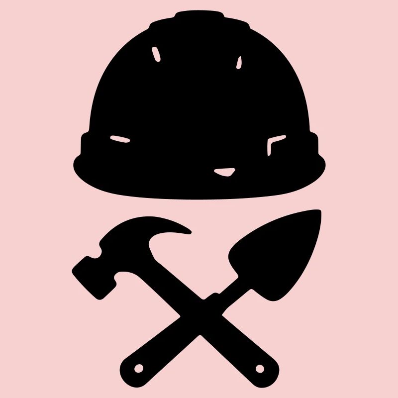 T-shirt Construction - Builder Tools Helmet
