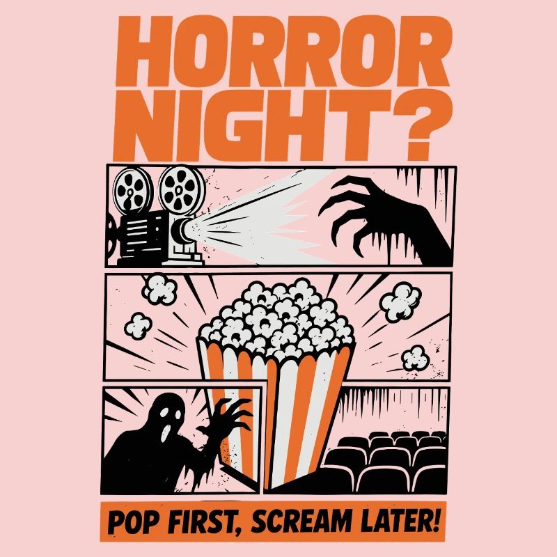Conception de popcorn pour la Nuit d’Horreur