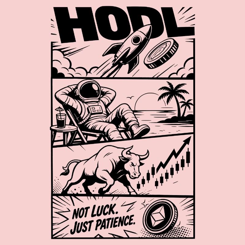 HODL Crypto Rocket Meme