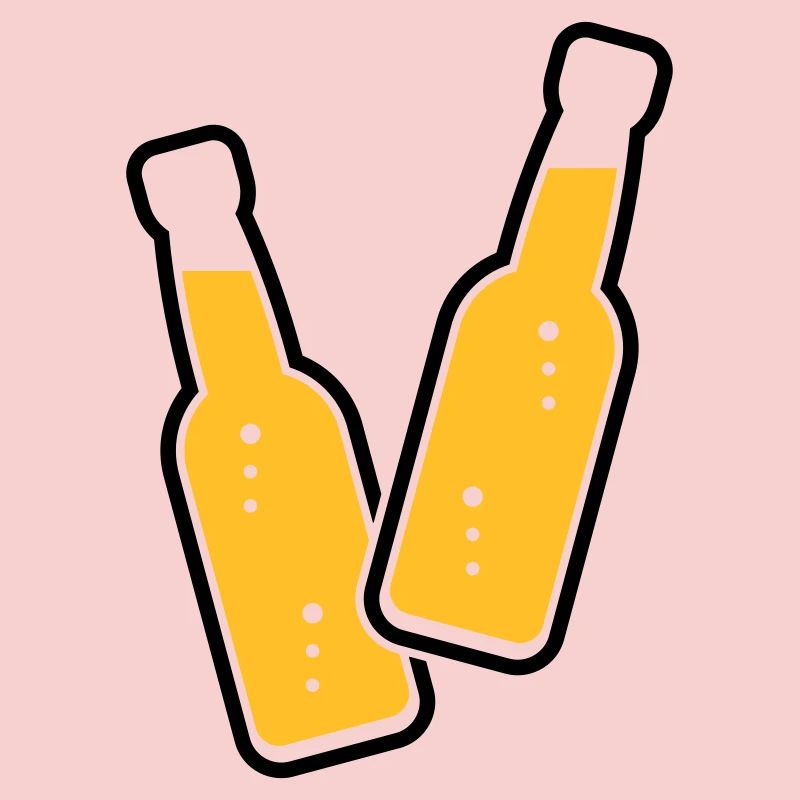 2 Flaschen Stoßen An (Bier / Limonade / POS 2C)