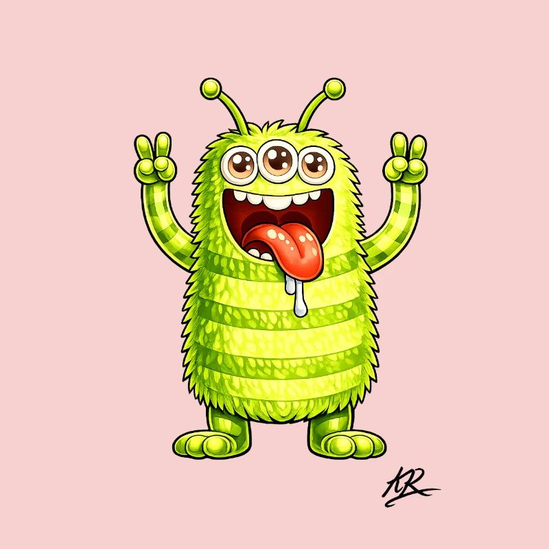 Monster neon bristle file