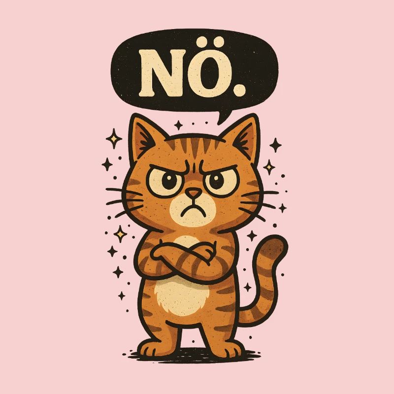 Non - le chat dit non