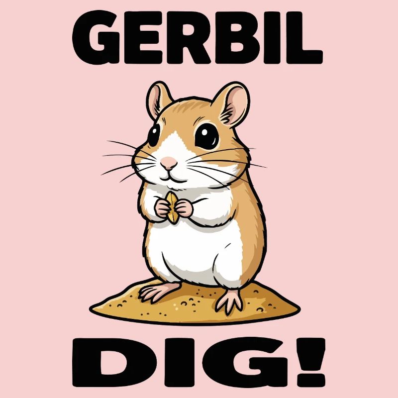 Gerbille Dig Gerbil Rongeur Grain Sable