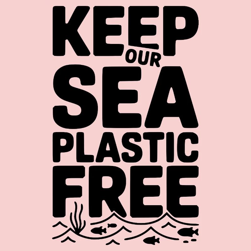 Halten Sie unser Meer plastikfrei