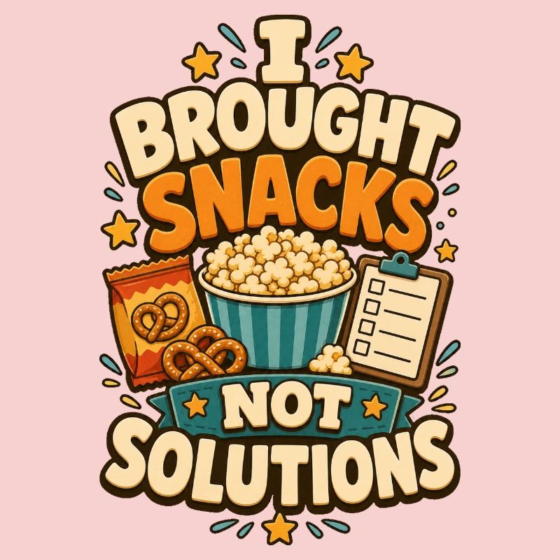 I Brought Snacks Not Solutions