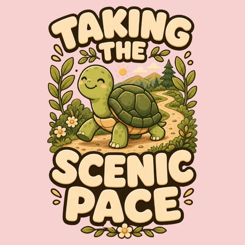 Taking The Scenic Pace Turtle