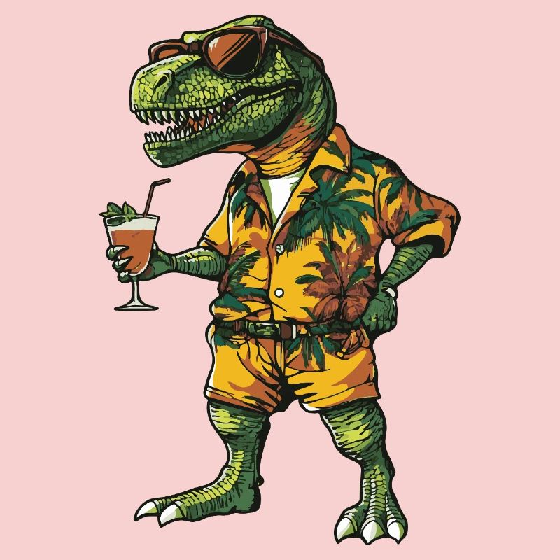 Dinosaurier T-Rex Comic Sommer