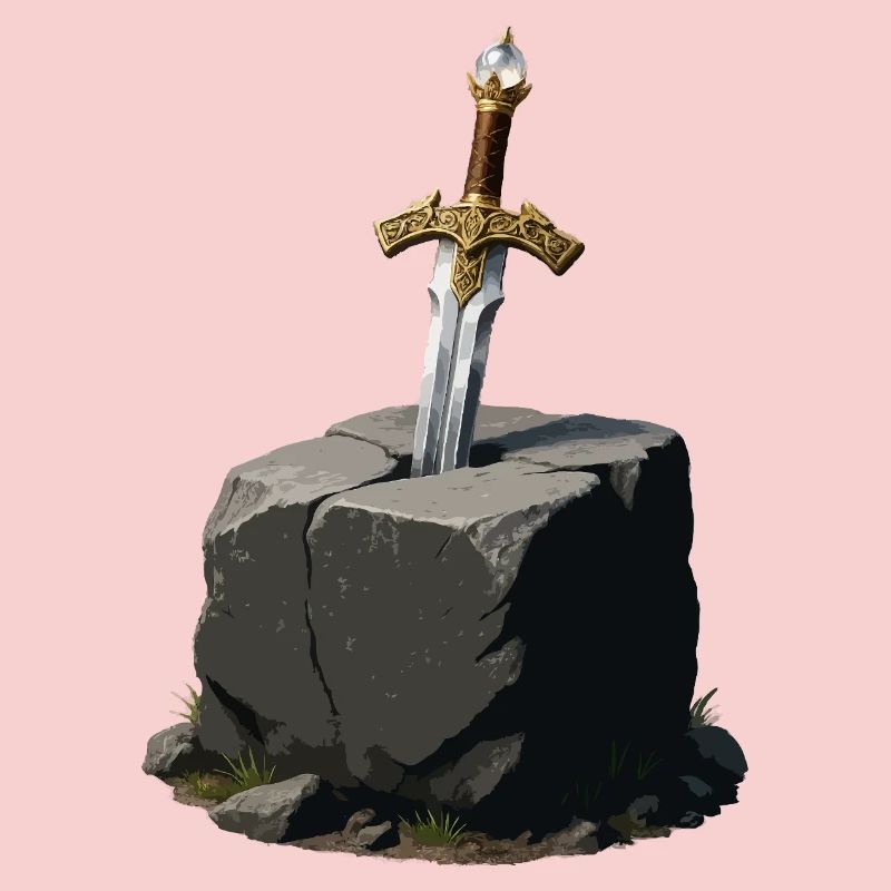 Épée dans le Rocher Excalibur