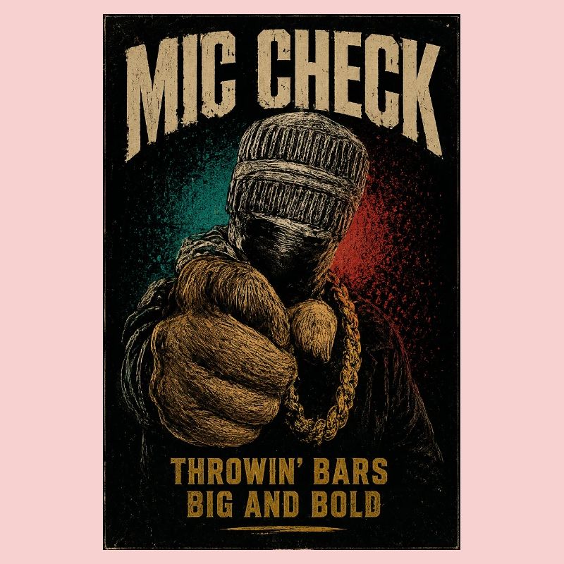 Mic Check Bold Throwin' Bars