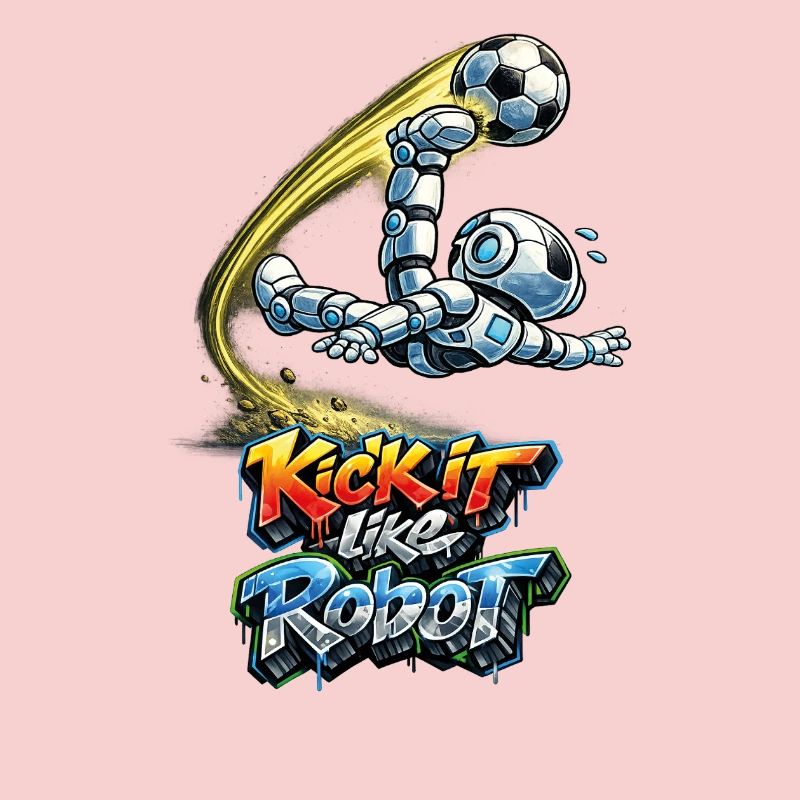 Soccer robot makes overhead kicks