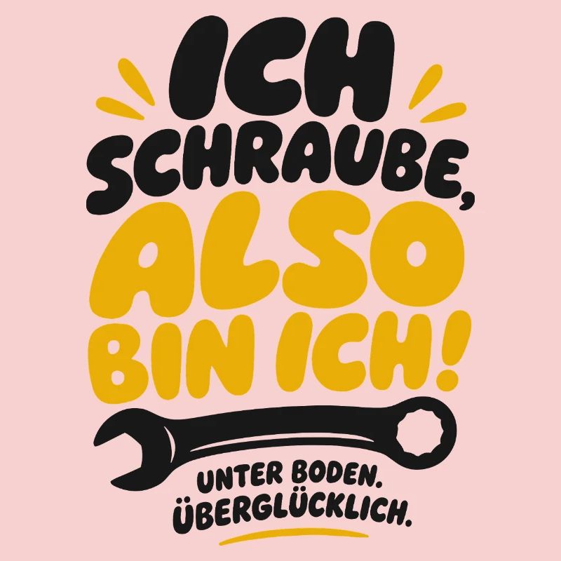 Also bin ich Schraube Spruch