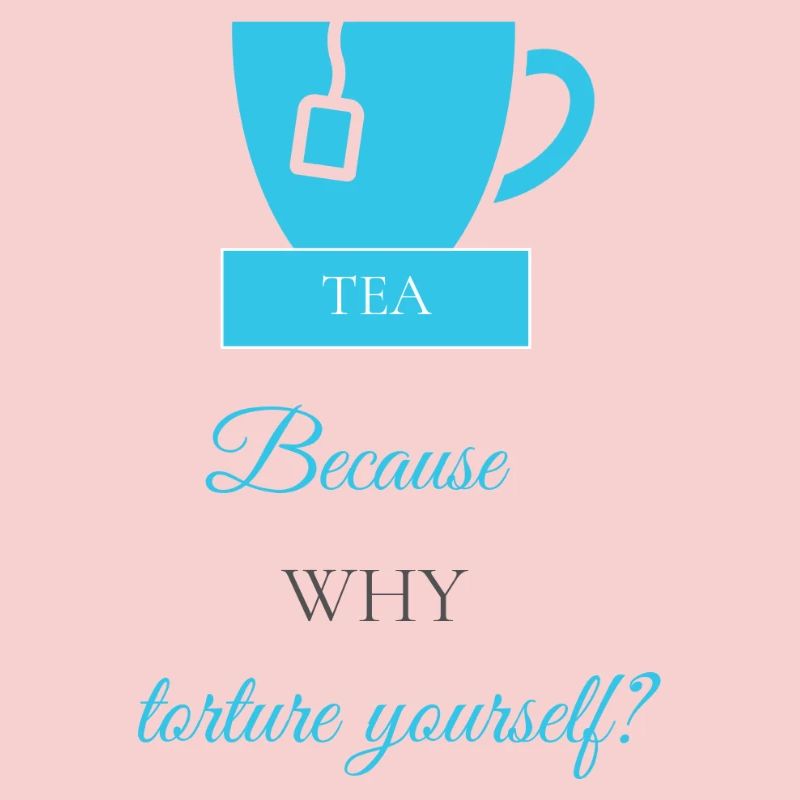 TEA-RIFFIC (Light Blue + Grey)