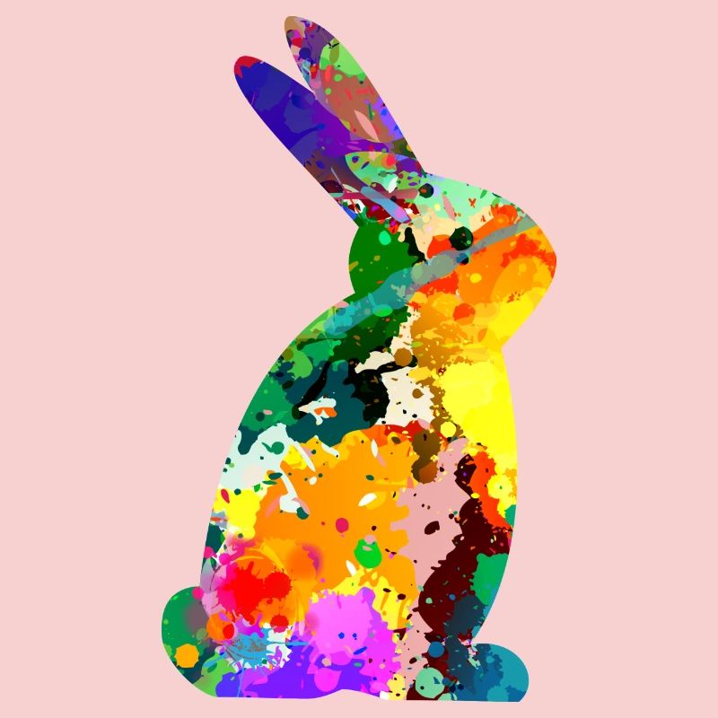 Bunny easter bunny colorful colorful gift
