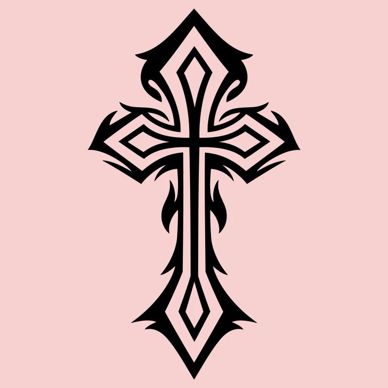 Croix, gothique, crucifix