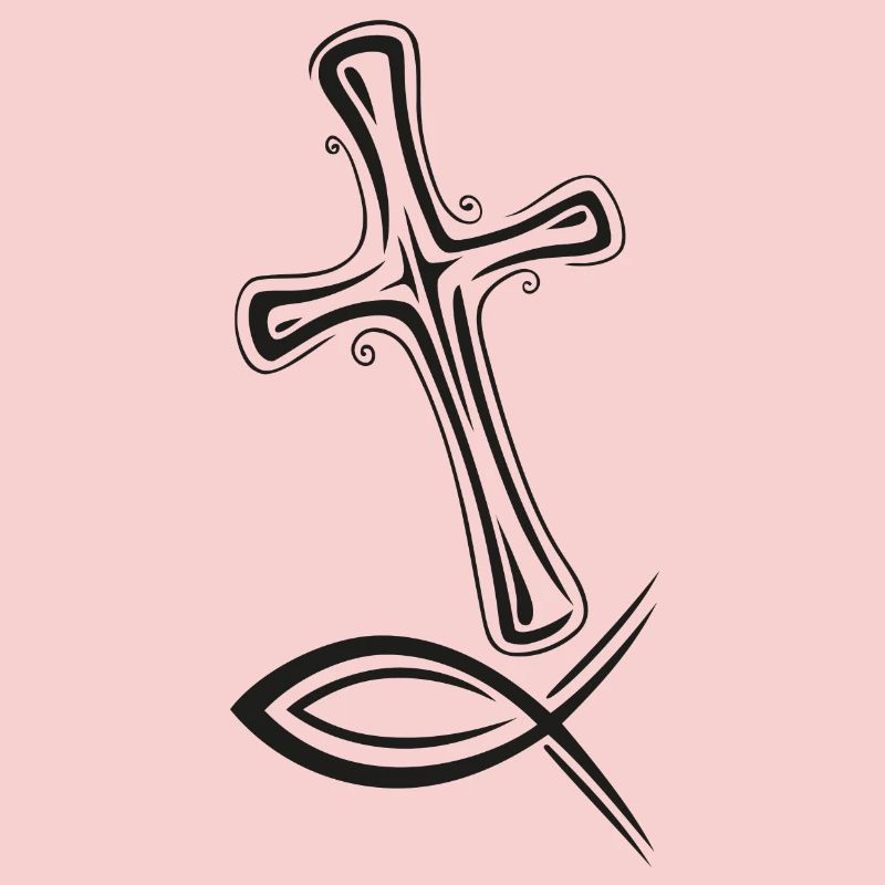 Cross fish icon