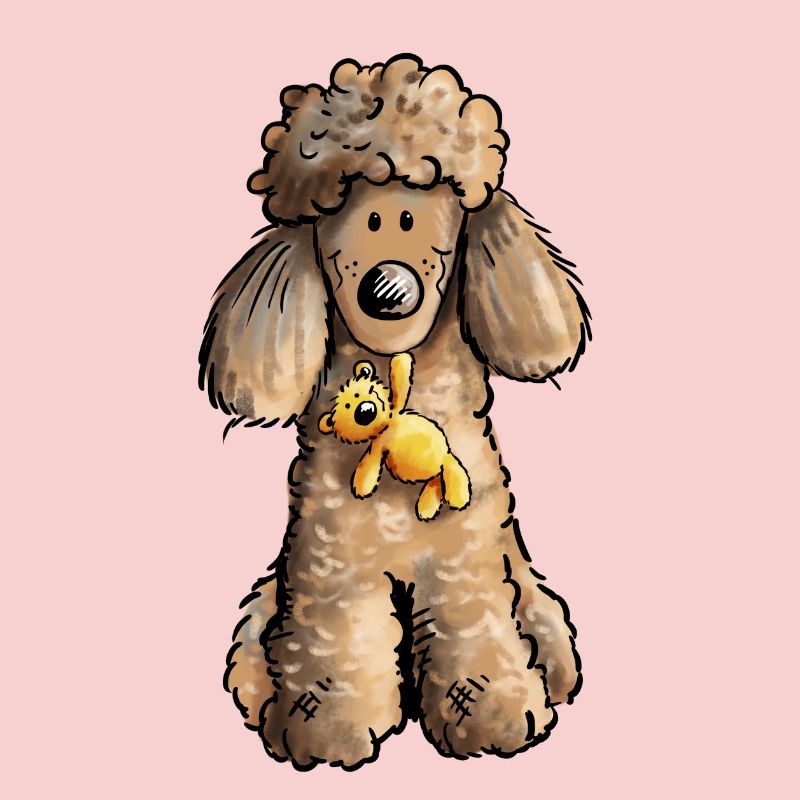 Pudel mit Teddy