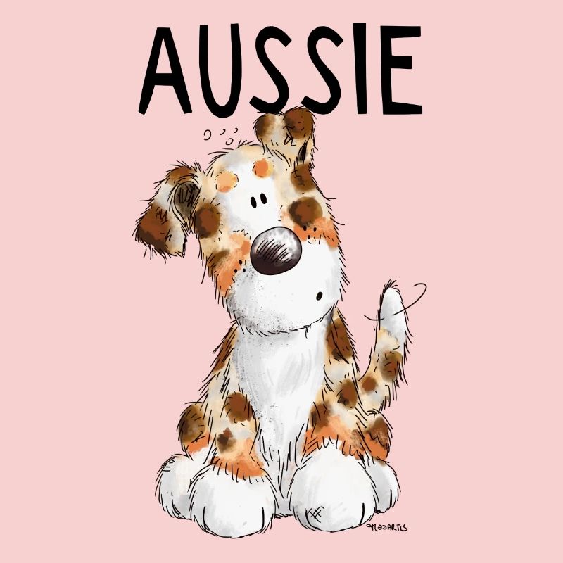 Fröhlicher Aussie - Australian Shepherd - Geschenk