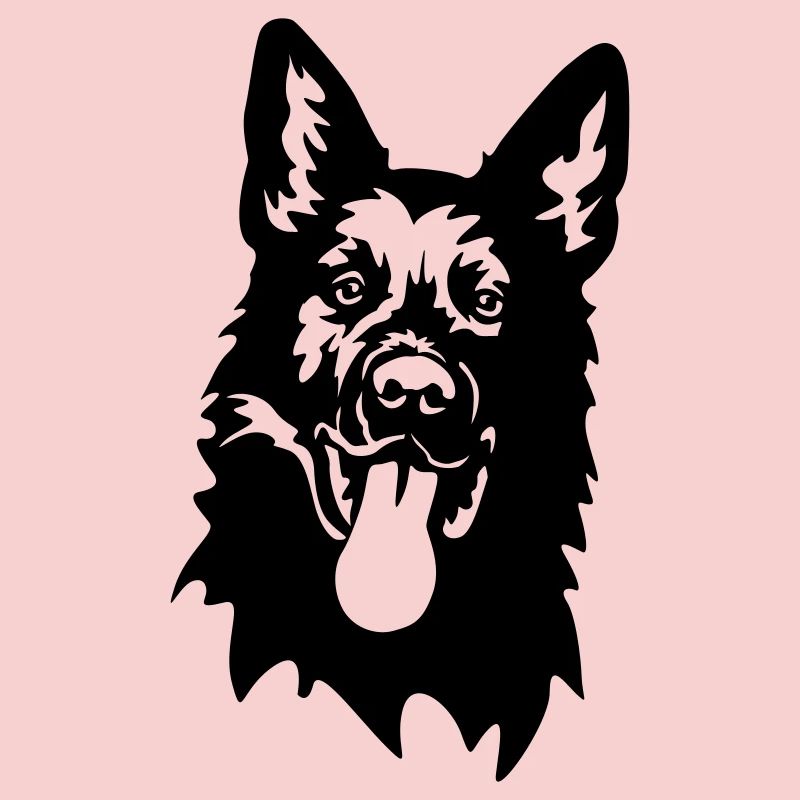 German Shepherd Head