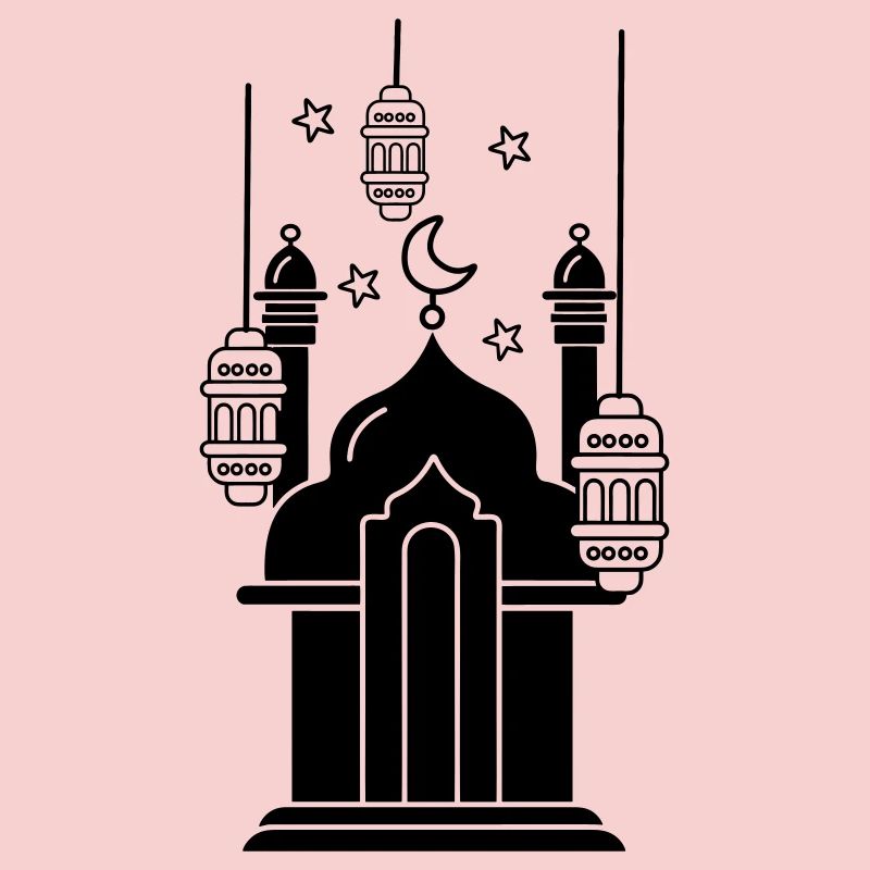 Moschee Lichter und Sterne