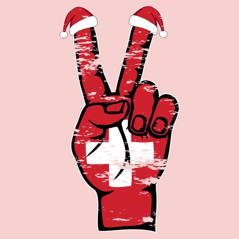 Drapeau de la Suisse Noël Symbole de la paix utilisé