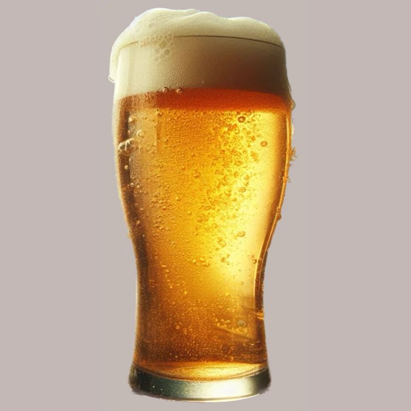 Une bière glacée