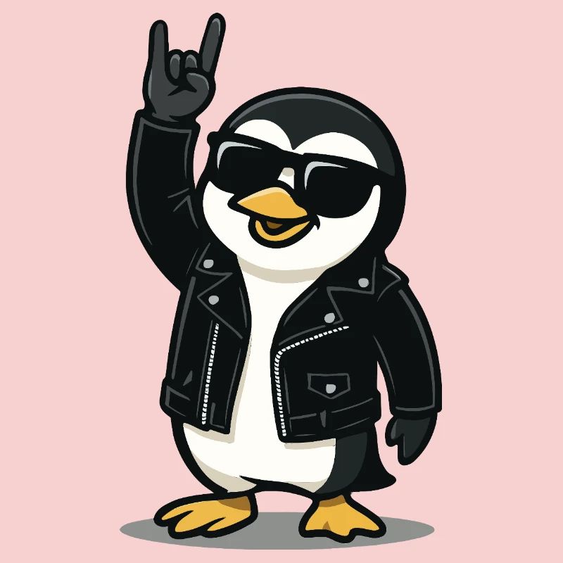 Rock'n'Roll Penguin