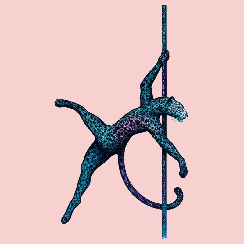 Pole dance Léopard Pole Dancer Pole Cadeau