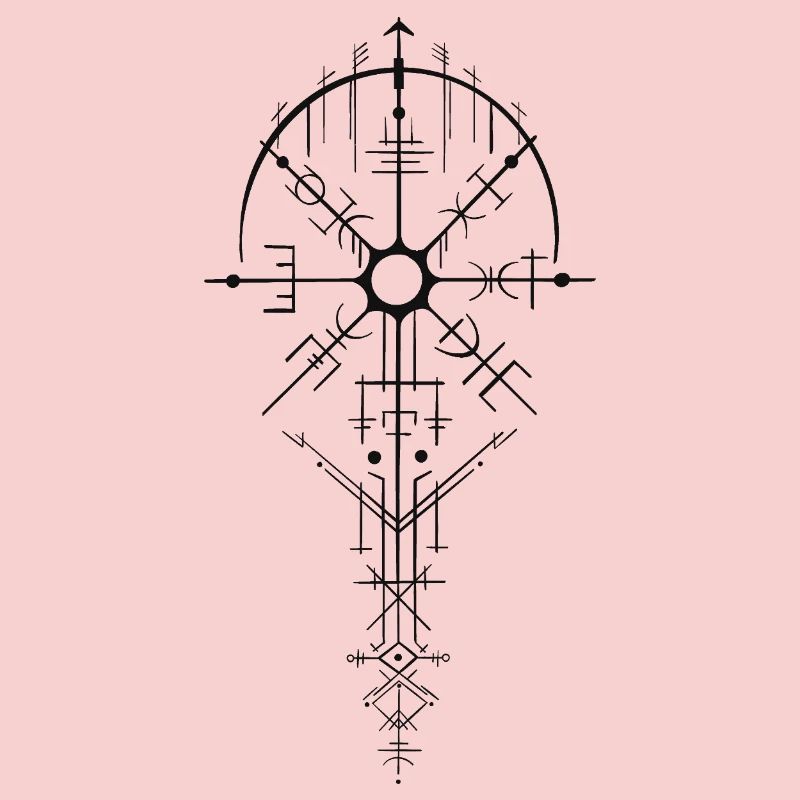 Conception de l’amulette runique nordique