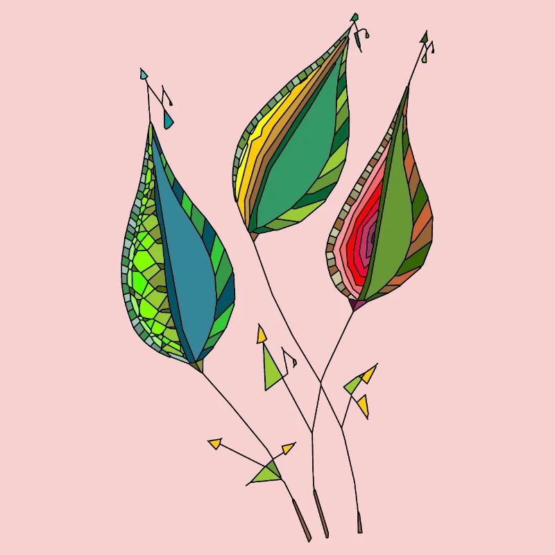 Feuilles abstraites