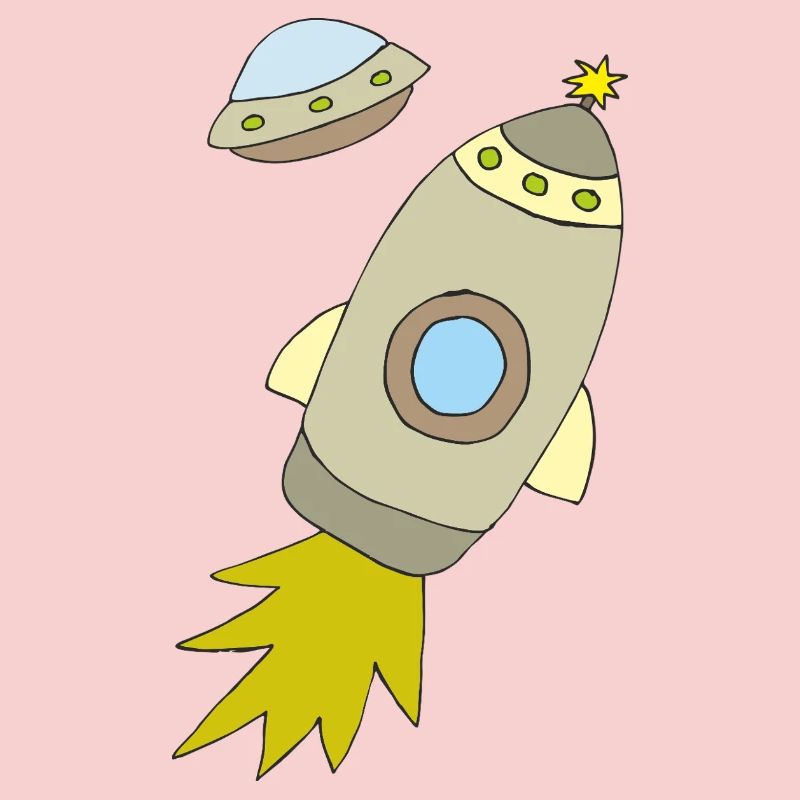 Fusée spatiale à propulsion lumineuse